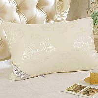 Шовкова подушка жовта KuNmeng 50_70_100p