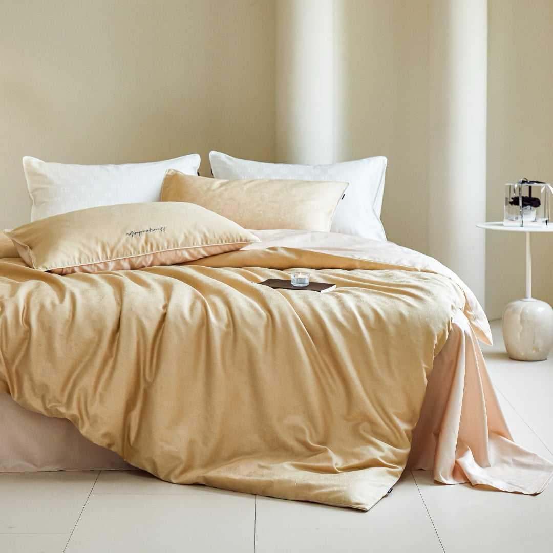 Постільна білизна єгипетська бавовна 100s жаккард бежова, фото 1