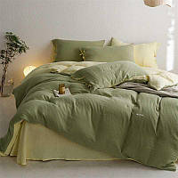 Постільна білизна KuNmeng муслін 200_230_301pbm зелений
