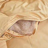 Ковдра 220×240 з верблюжого пуху|KuNmeng беж євро максі, фото 4