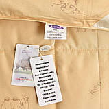 Ковдра 220×240 з верблюжого пуху|KuNmeng беж євро максі, фото 5