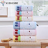 Набір дитячих рушників блакитний LI | KuNmeng, фото 2