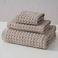 Набір рушників кавовий 35x70 (2 шт) 70x140 (1 шт) | KuNmeng