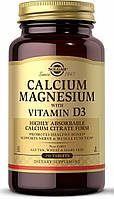 Кальцій, магній із вітаміном D3 Solgar, Calcium Magnesium with Vitamin D3, 150 таблеток