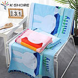 Набір дитячих рушників рожевий Miffi| KuNmeng, фото 2