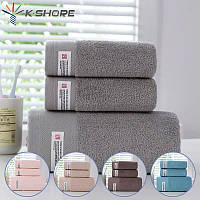 Набір рушників сірий бавовна | KuNmeng