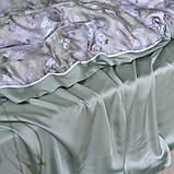 Постільна білизна King Size Tencel сіро-зелена 220x240, фото 4