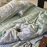 Постільна білизна King Size Tencel сіро-зелена 220x240, фото 9