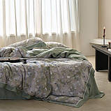 Постільна білизна King Size Tencel сіро-зелена 220x240, фото 10