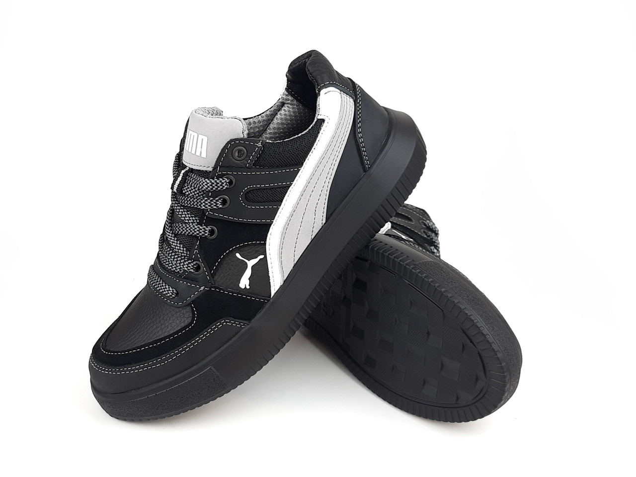 Кросівки підліткові для хлопчика якісне дитяче взуття з натуральної шкіри 32 33 34 35 36 37 38 39 40 41 розмір, фото 1