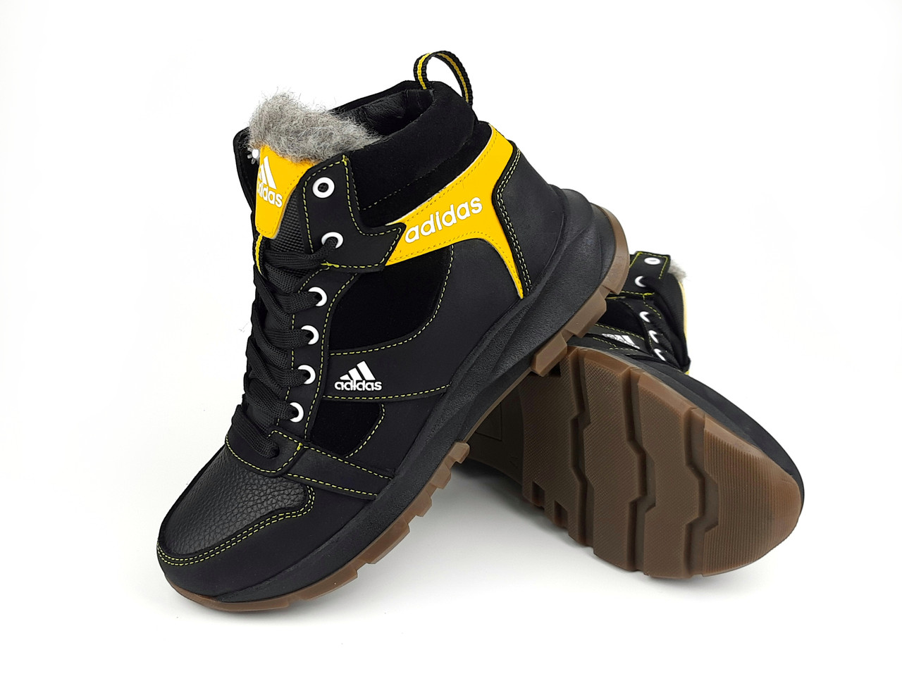 Найкраще зимове взуття для дітей шкіряні черевики теплі зимові дитячі кросівки 35 36 37 38 39 40 41, фото 1