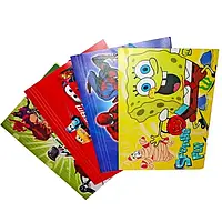 Папка A-4 на кнопці Пейзаж, Рози, Сердця, Winx, Принцеси, Ben 10, Авто JQ736/12697/12698/12696