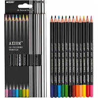 Олівці кольорові Axiom 12 кольорів No8101-12CB MARCO