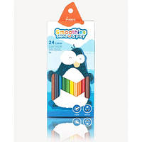 Олівці Smoothies 24колірні No2150ST-24CB MARCO (трикутні) 3,3 мм