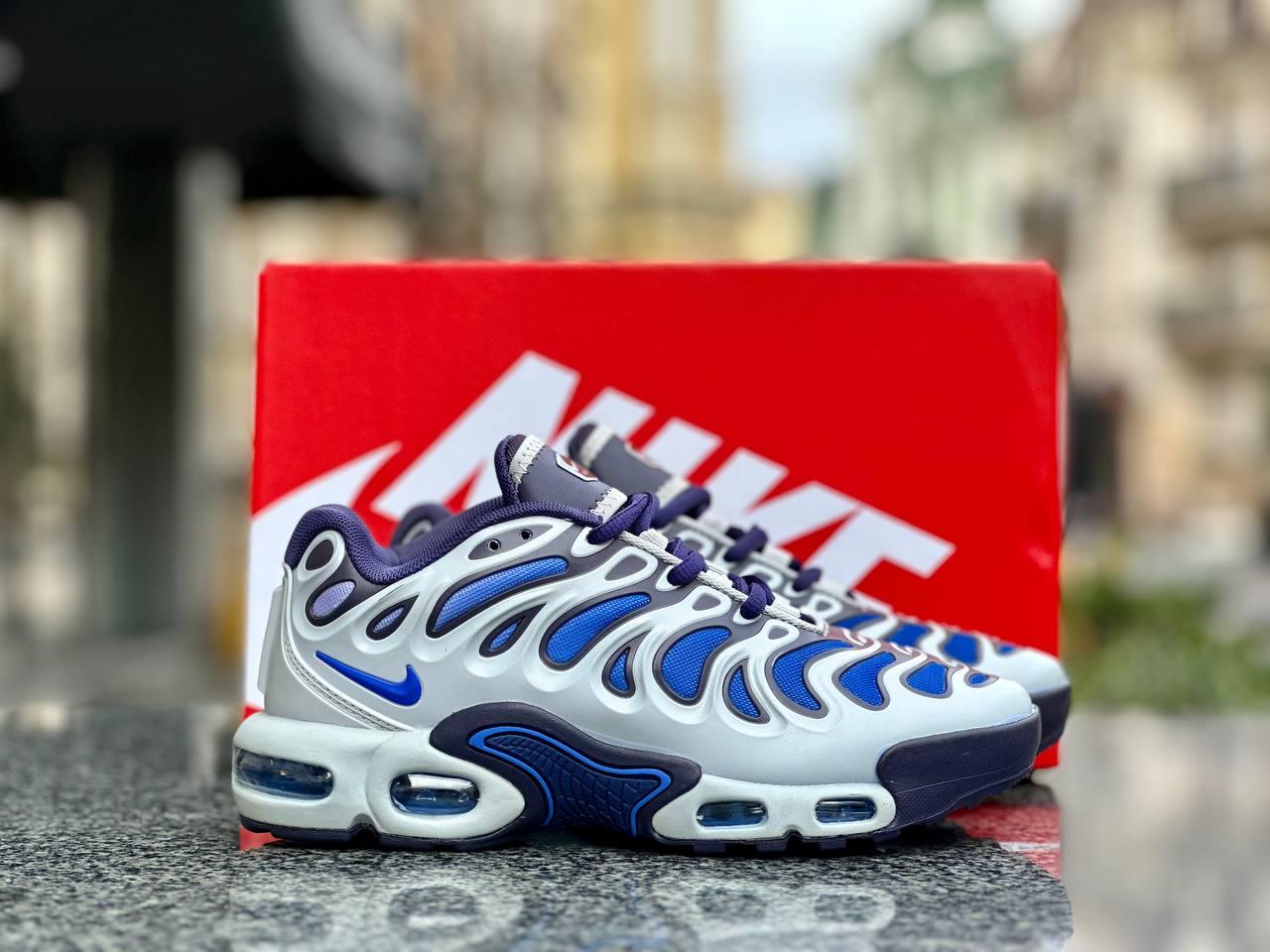 Чоловічі кросівки Nike Air Max Tn Plus Drift Concord (Білі) Взуття Найк Аір Макс Плюс текстиль шкіра демісезон, фото 1