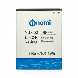 Акумулятор (АКБ, батарея) NB-52 для Nomi i501 (1750 mAh), оригінал