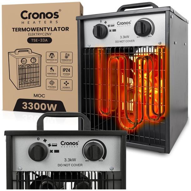 Промышленный тепловентилятор Cronos Heaters TSE-33A 3300W, фото 1