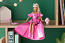 Лялька Барбі Екстра Фенсі блондинка в рожевому Barbie Extra Fancy HHN12, фото 6