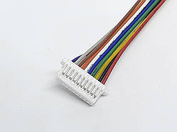 Роз'єм SH1.0 одинарний 10pin з дротами 30 см