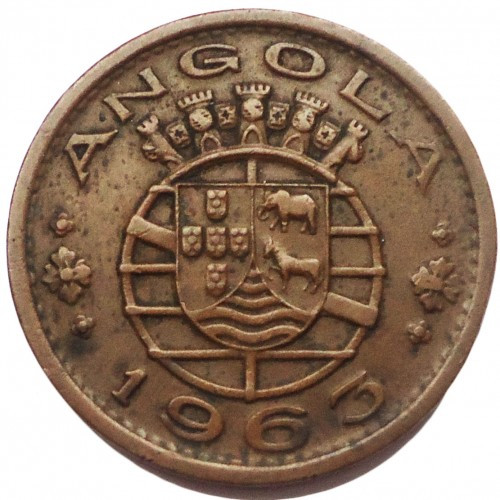 Ангола Португальська колонія 1 ескудо 1963 рік №2312, фото 1