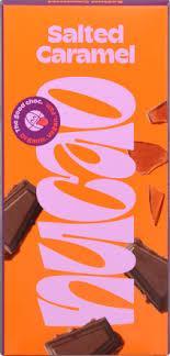 Шоколад чорний із солоною карамеллю 64% какао Nucao Salted Caramel 85 г Німеччина