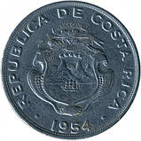 Коста-Ріка 2 колона, 1954 рік №2494, фото 3