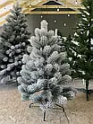 Сосна лита засніжена на металевій підставці Хвоя 1,2 м -, фото 6