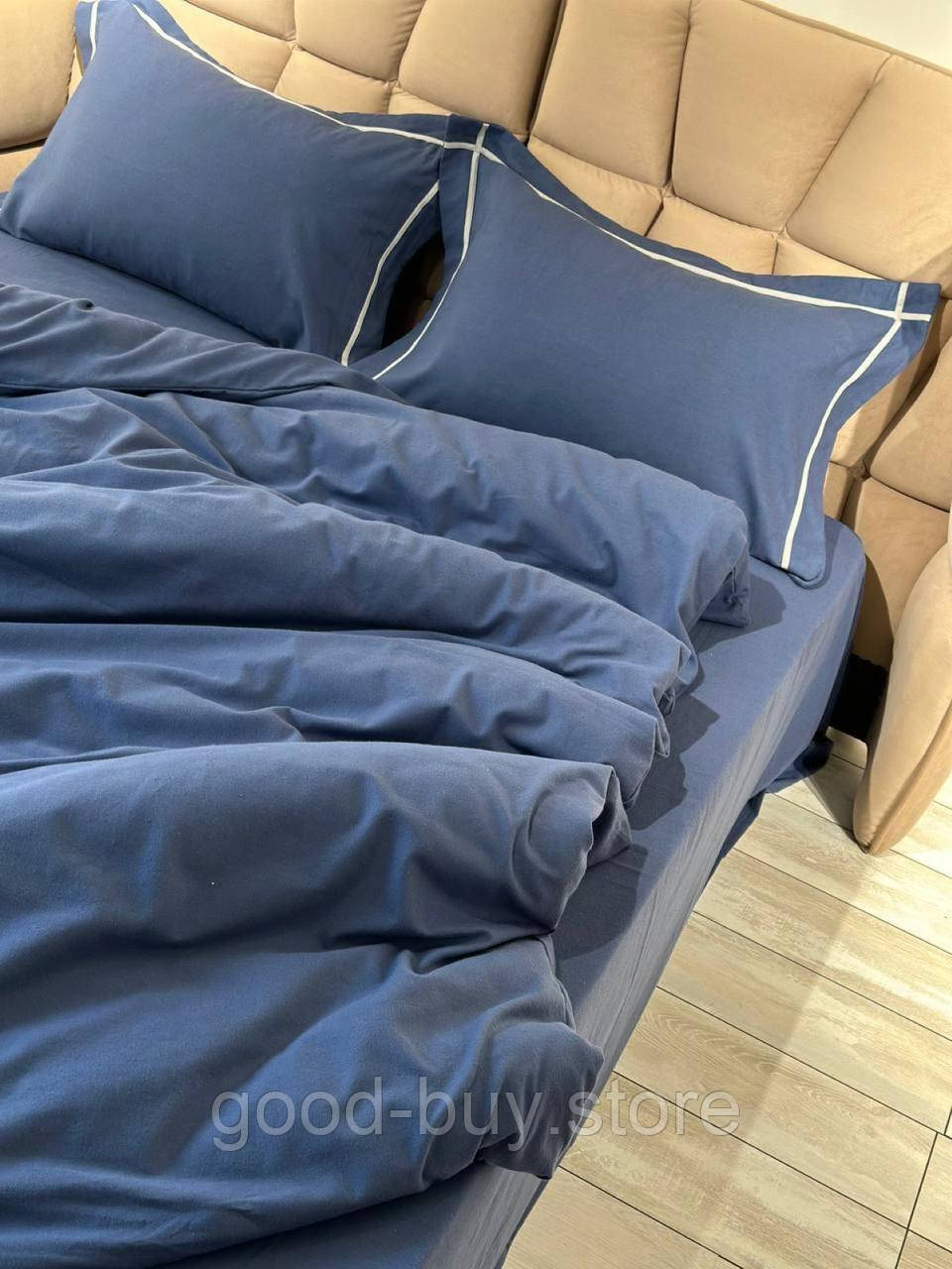 Постільна білизна First Choice фланель Soprano denim євро 200х220