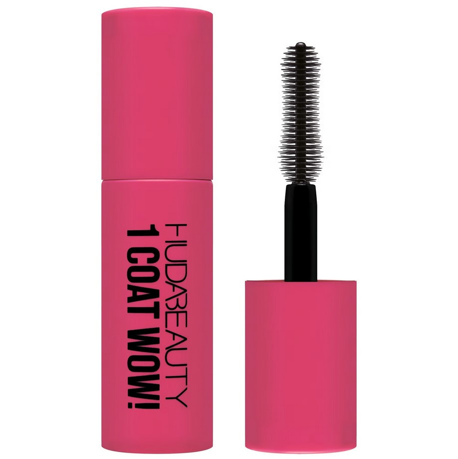 Туш для вій Huda Beauty 1 Coat WOW! Extra Volumising and Lifting Mascara Mini, 7ml, фото 1