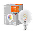 LED-лампа LEDVANCE SMART Wi-Fi G30 DIM RGBW Filament E27 4,5 W 300 lm 2700 К 230 V (4058075609938), фото 3