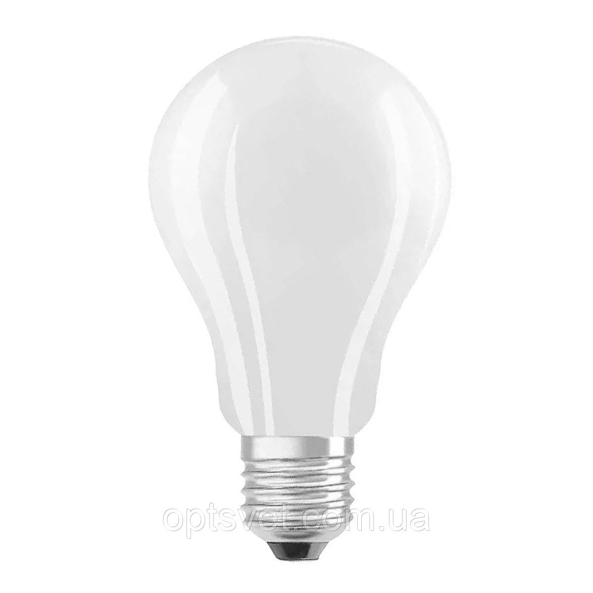 LED лампа OSRAM CL A150 FR E27 17W 2452lm 4000K 230V (4058075305038), фото 1