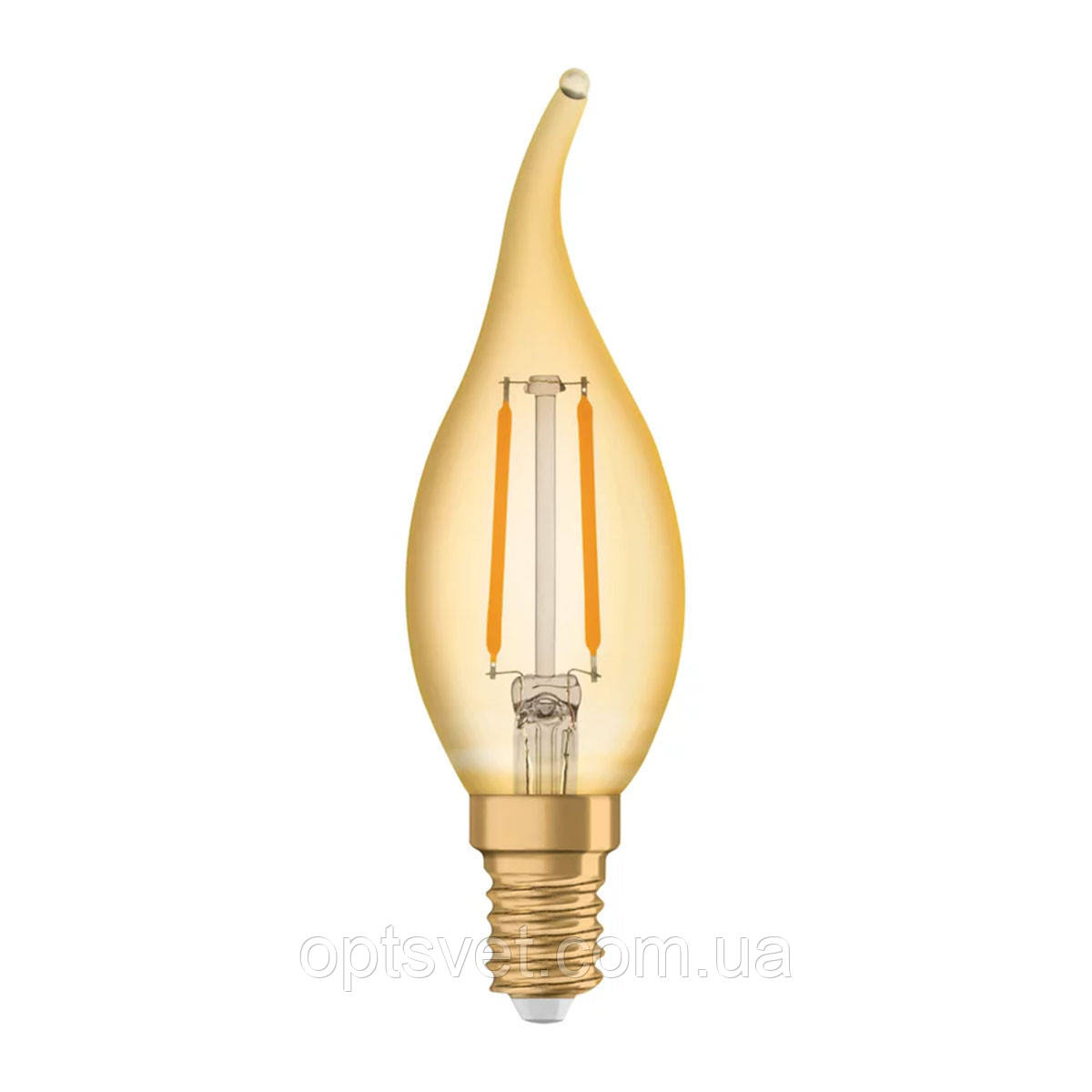 LED-лампа OSRAM Vintage 1906 CL ВА 22 GOLD Filament E14 2,5 W 220 lm 2400 K 230 V (4099854091537), фото 1