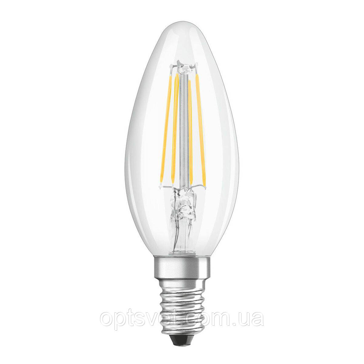 LED-лампа OSRAM CL B40 Filament E14 4 W 470 lm 4000K 230 V (4058075437142), фото 1