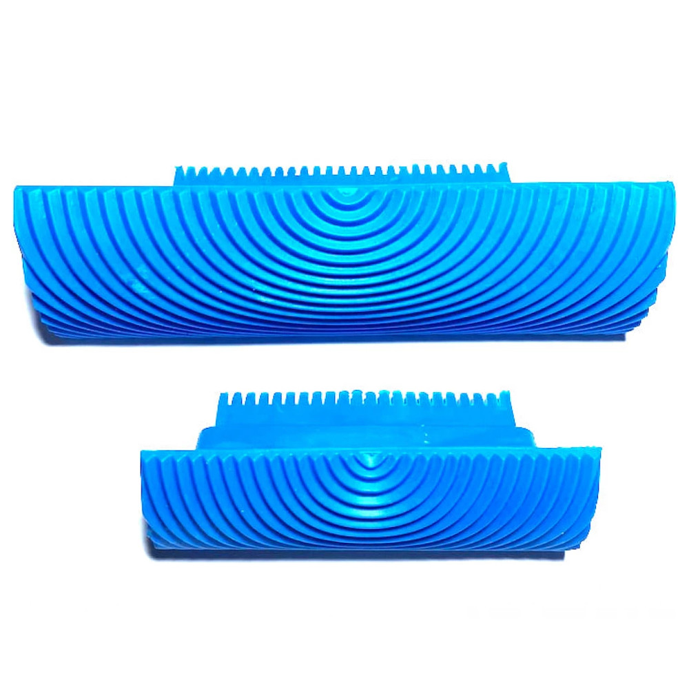 Шпатель штамп гумовий для імітації дерева, набір 2 шт. від Latinta