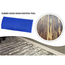 Шпатель штамп гумовий для імітації дерева, набір 2 шт. від Latinta, фото 2