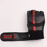 Рукавиці для MMA PowerPlay 3093 Чорні S, фото 5