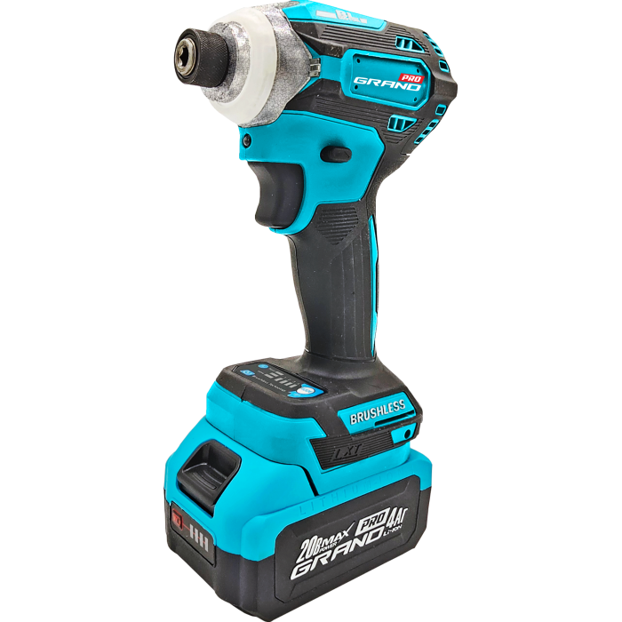 Акумуляторний ударний гвинтоверт Grand АГУ-20 BL, фото 1