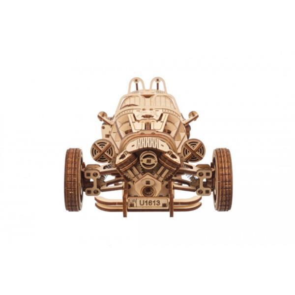 Дерев'яний механічний 3D конструктор Ugears – Трицикл UGR-S