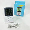 Термометр цифровий для вимірювання повітря TA 318, Термогігрометр з показаннями температури і вологості YQ-20, фото 5