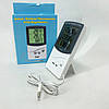 Термометр цифровий для вимірювання повітря TA 318, Термогігрометр з показаннями температури і вологості YQ-20, фото 3