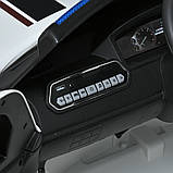 Дитячий електромобіль Toyota Land Cruiser Police з пультом р/у для дітей 3-8 років поліція Білий, фото 8