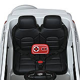 Дитячий електромобіль Toyota Land Cruiser Police з пультом р/у для дітей 3-8 років поліція Білий, фото 9