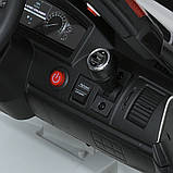 Дитячий електромобіль Toyota Land Cruiser Police з пультом р/у для дітей 3-8 років поліція Білий, фото 10