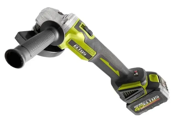 Болгарка акумуляторна Eltos МШУ-125/20 BL (2 шт АКБ 20/4) BRUSHLESS, фото 1