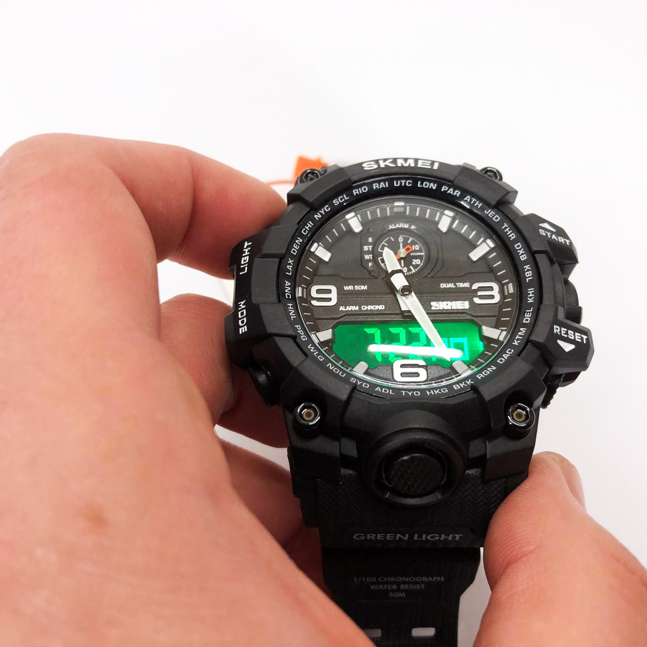 Годинники спортивні скмей SKMEI 1586BK BLACK, Годинники армійські для ЗСУ військові чоловічі FN-86, фото 1