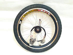 Колесо 20" на планетарній втулці Shimano Nexus Inter-3 SG-3C41 з гумою