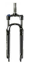 Вилка SR SUNTOUR 26 XCT-HLO DISK, 1-1/8"х255 мм, хід вилки 100 мм, під дискові гальма, чорна