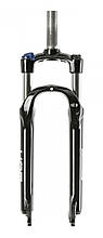 Вилка SR Suntour 27,5 XCT HLO Disk 1-1/8"х255 мм, хід вилки 100 мм, під дискові гальма, чорна