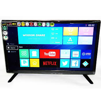 Smart телевізор 4К з діагоналлю 24 дюйми на Android 13 WiFi 1.5Gb Ram 8Gb Rom T2