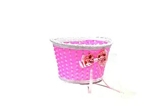 Кошик дитячий велосипедний Crossride CR-BS01-8 12" Рожевий